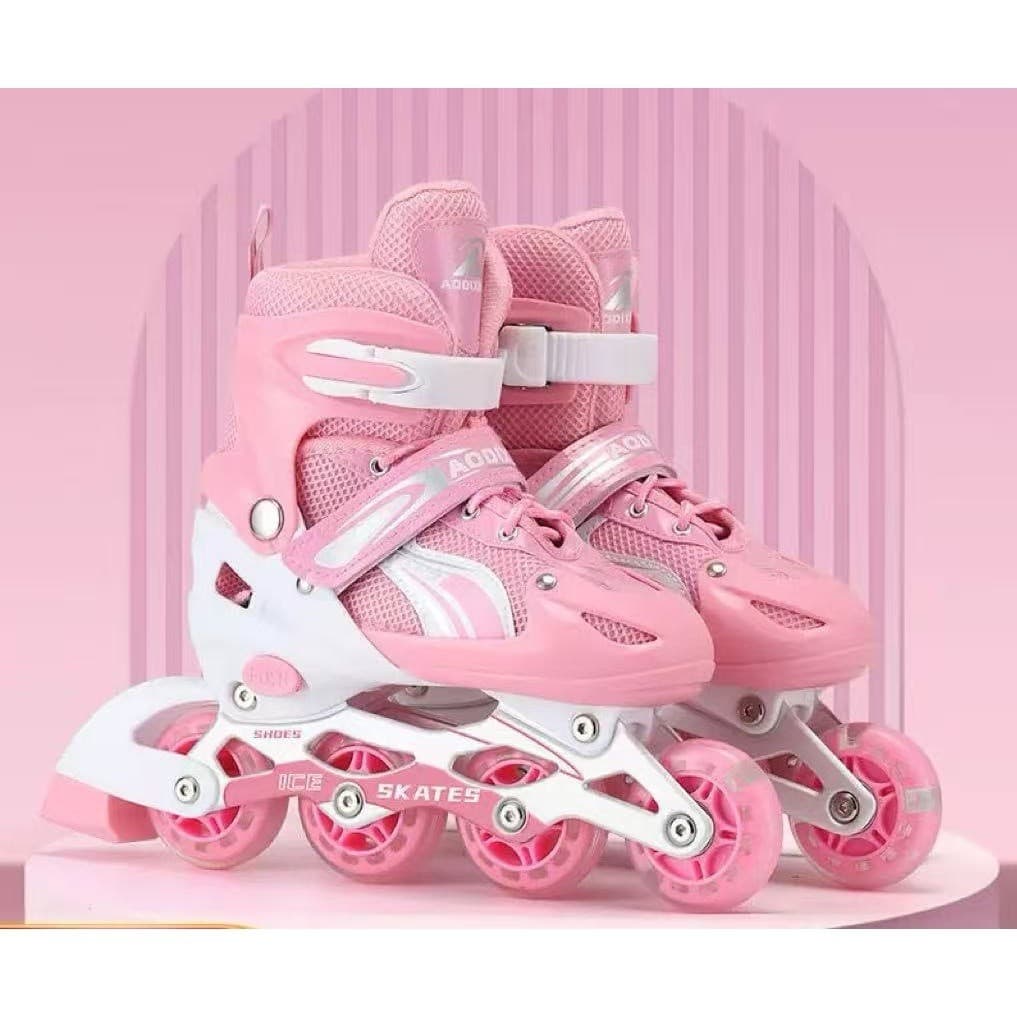 Patins de rolos de sapato único em linha para crianças profissionais - 3910