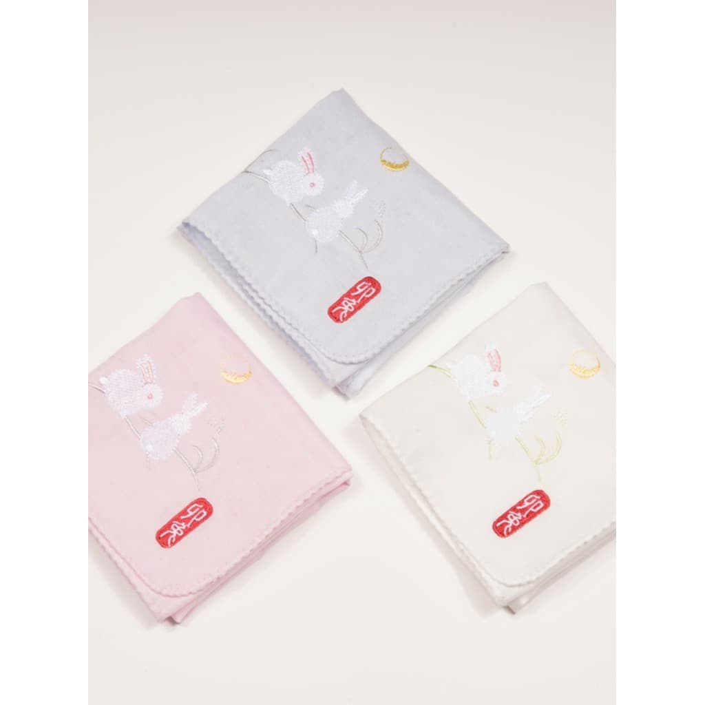 [Kupa] Lenço de fio de algodão absorvente de suor de algodão puro Maotu Lenço feminino portátil para limpar o suor, ano