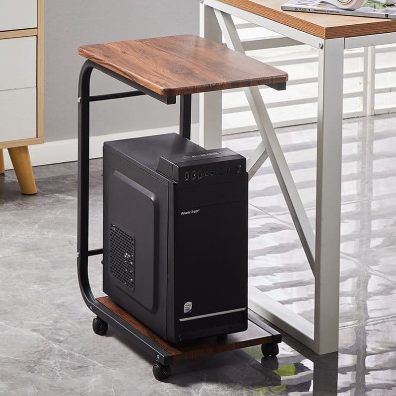 Chassi com Rack de roda chassi impressora suporte armazenamento Deskside computador prateleira principal suporte pratele