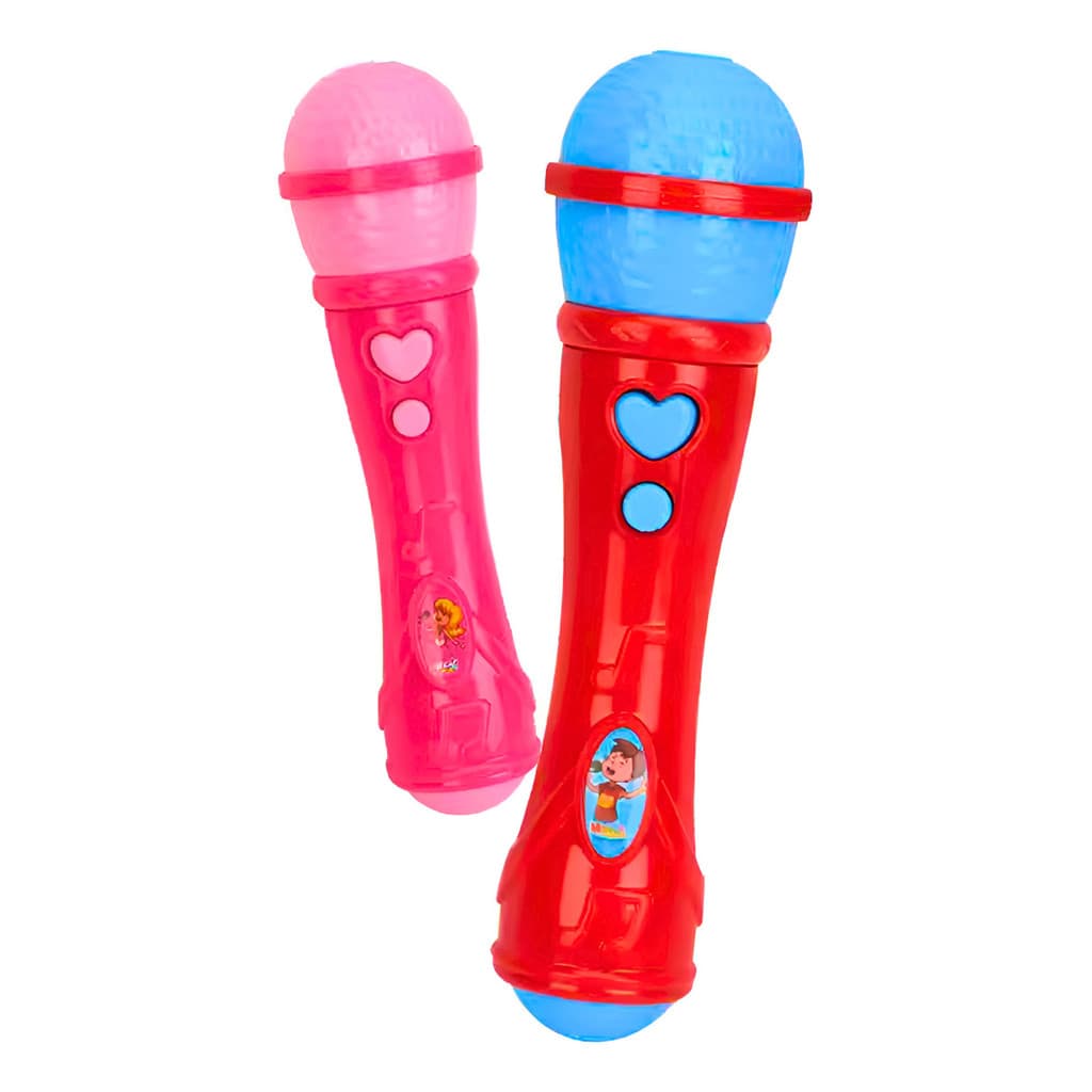 Microfone Infantil Sai Voz Toca Musica Brinquedo Musical