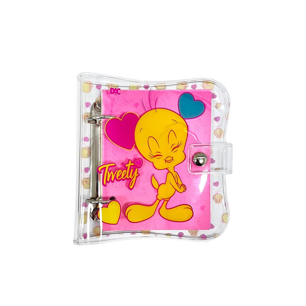 Mini Fichário PVC Cristal Looney Tunes - Dac
