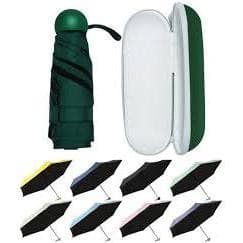 Guarda-chuva Mini com blecaute bolsa mochila com estojo redondo com proteção 150FPS