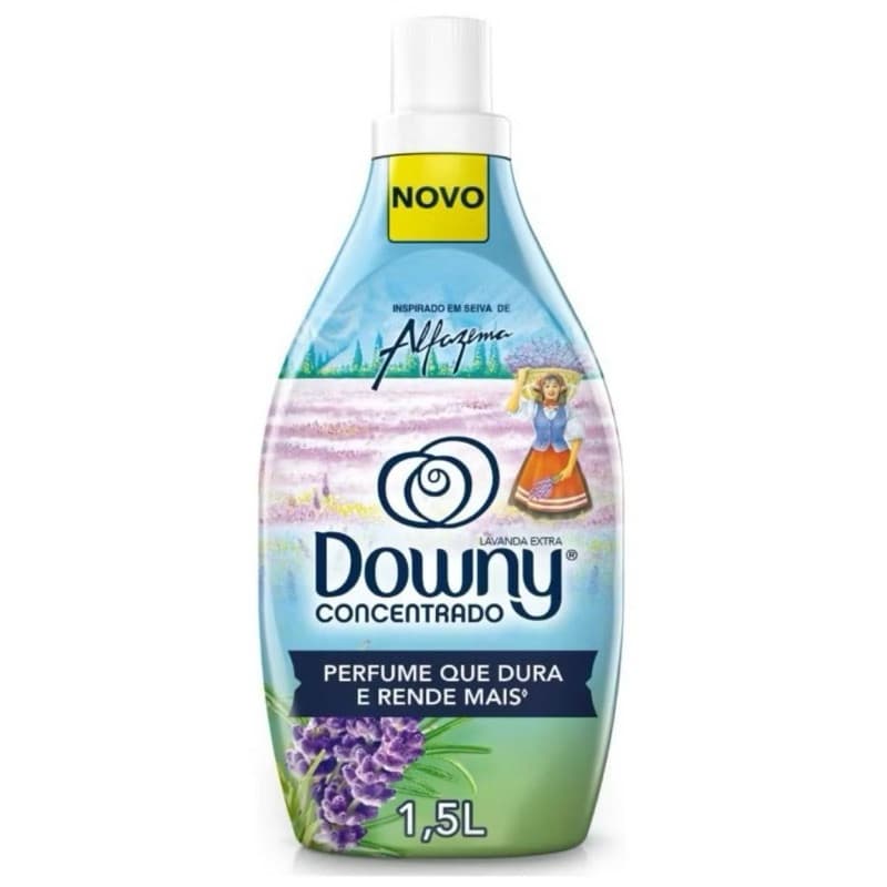 Amaciante Downy Concentrado Alfazema  proteção contra maus odores 1,5L