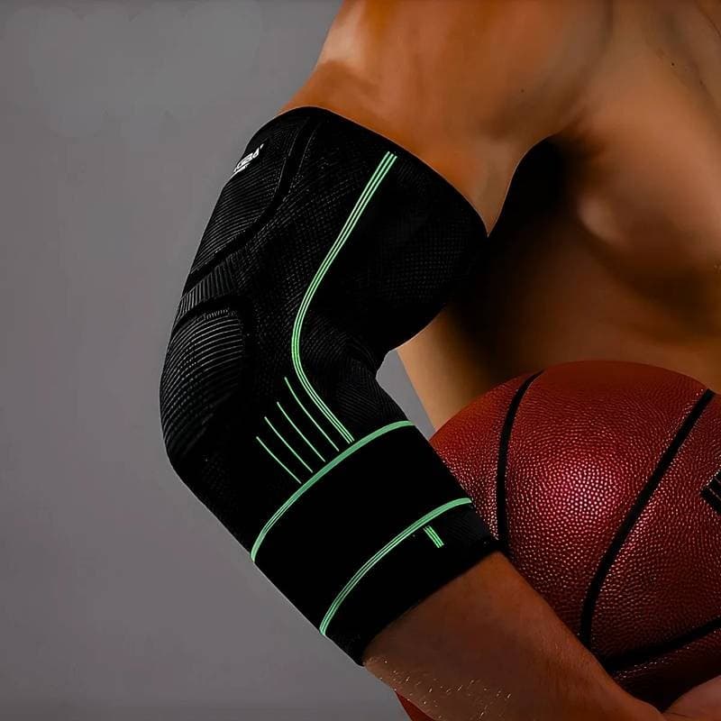 Cotoveleira Ortopédica Confortável Tecido Respirável Alta Compressão e Ideal para Esportes e Câimbras Ajustável