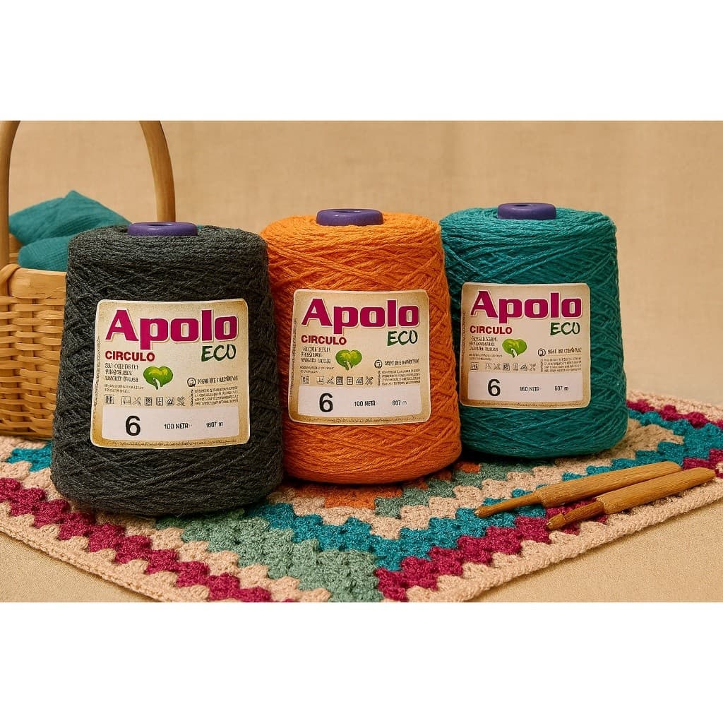 Barbante Apolo Eco Circulo 600g Fio 6