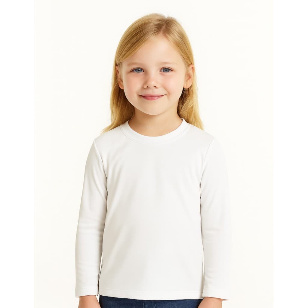 Combo 3 Camizeta Infatil Uv Menina Manga Longa Rash Guard Secagem Rápida Respirável Para Dias De Sol