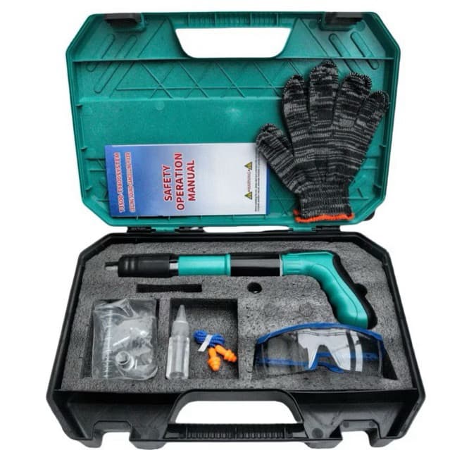 kit Fixação Finca Pino Ação Direta + 100Rebites Gesso Drywall Madeira Janela
