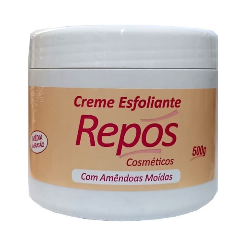 Creme Esfoliante com Amêndoa Moída e Média Abrasão Repos 500g