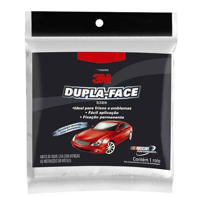 Fita Dupla Face 3m Acrílica 6mm X 0,8mm X 20m