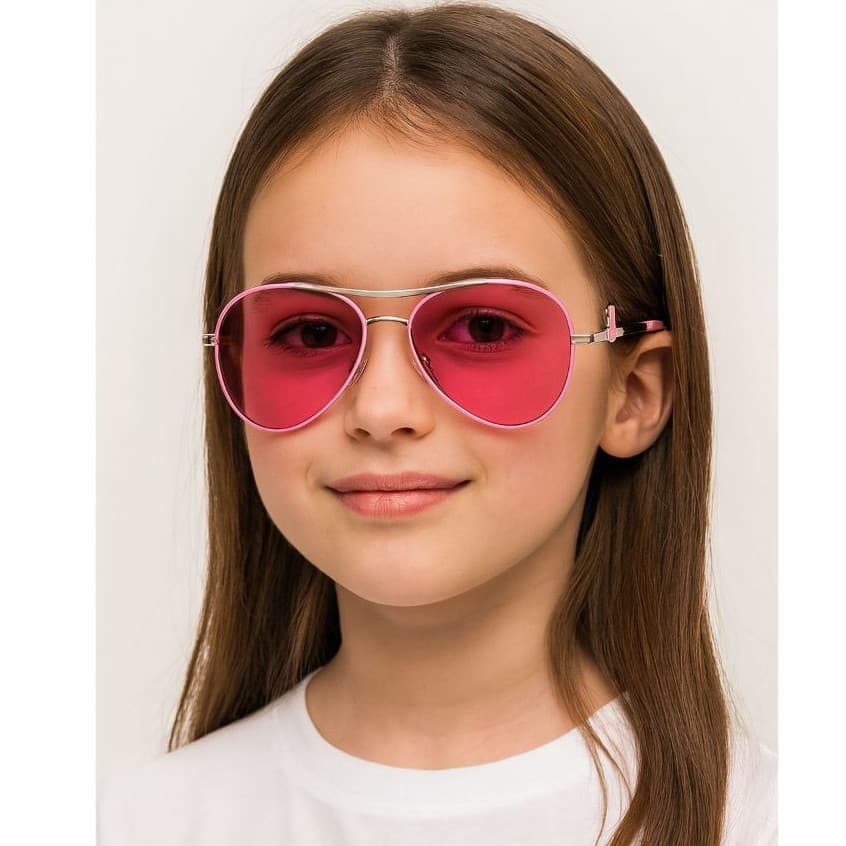 Óculos de Sol Infantil Aviador Feminino Lançamento
