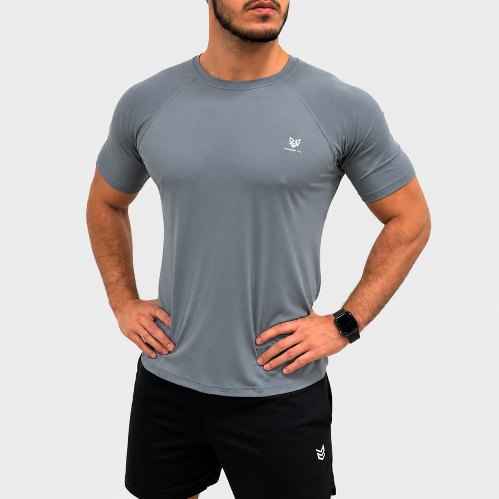 Camiseta Masculina Fitness 100% Poliamida | Leve, Respirável Futebol e Corrida Vonken