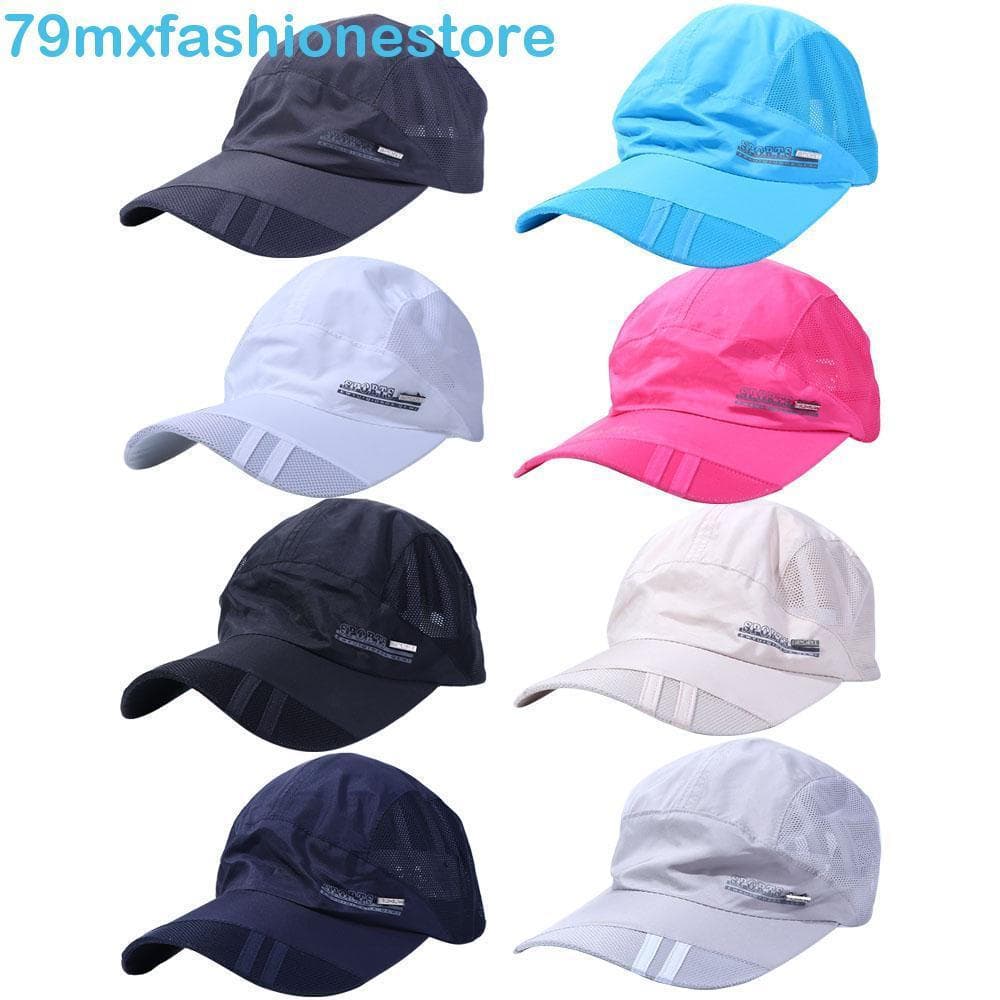 MXFASHIONESB Boné De Malha De Secagem Rápida Ao Ar Livre Moderno Chapéu De Sol Golfe Ajustável Respirável Verão Beisebol