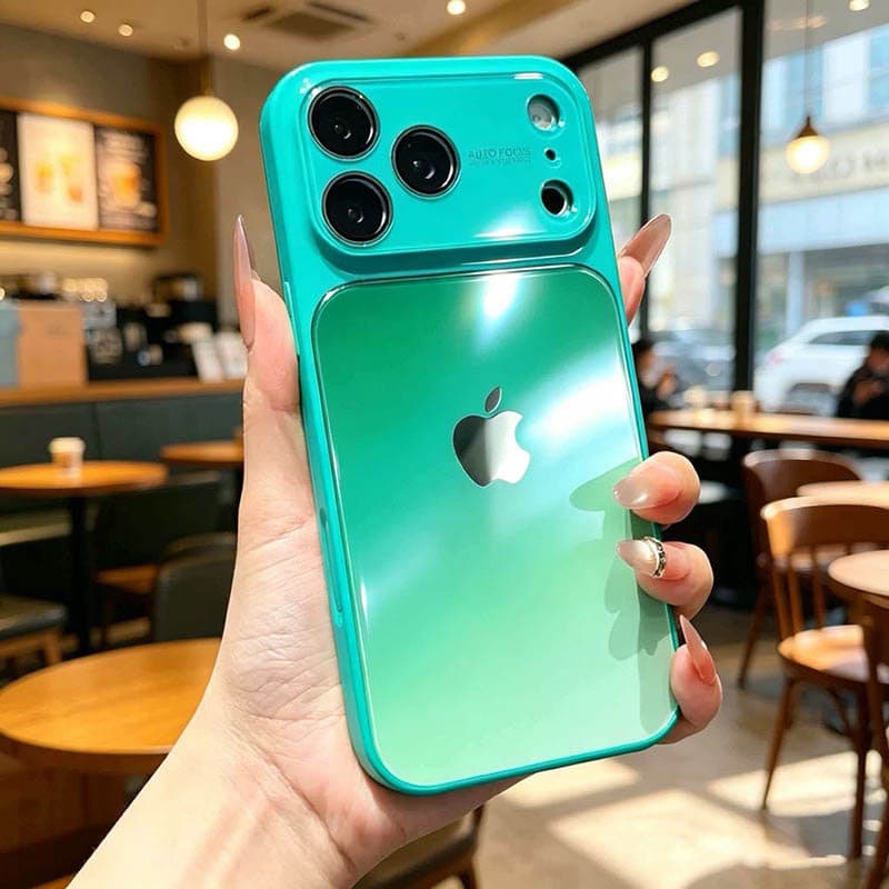 Nova Capa Protetora Brilhante Para iPhone 11 12 13 14 15 16 17 Pro Max Elegante Painel Traseiro Atraente