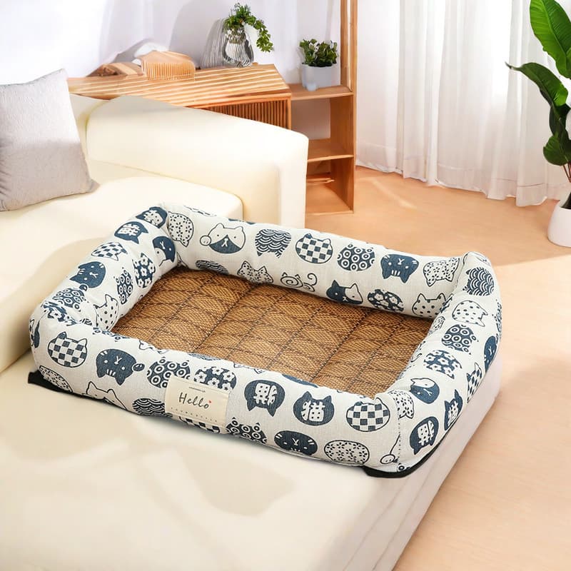 Verão ninho para animais de estimação cama de cachorro tapete legal ninho de gato resfriamento tapete de gelo cão verão
