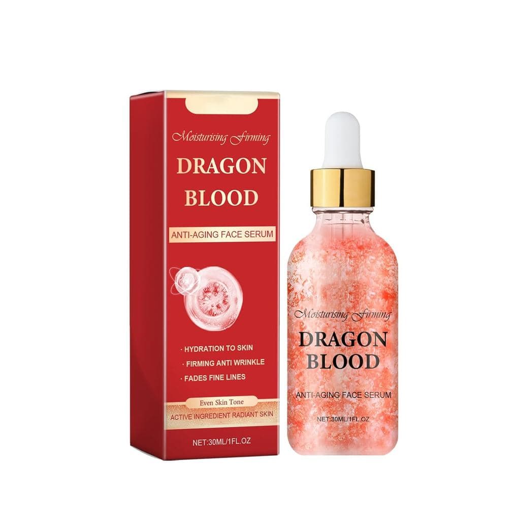 Sérum Facial Antienvelhecimento de Sangue de Dragão, Fórmula Hidratante e Firmadora, 30ml/1FL.OZ, Reduz Linhas Finas e R