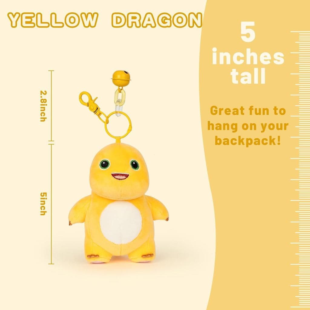 Chaveiro De Pelúcia De Dinossauro Adorlynetty Nailong Fofo : Bolsa Fofa/Pingente De Chave Decoração De Presente