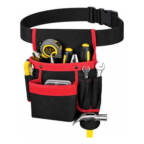 Bolsa Porta Ferramentas Eletricista Profissional Ajustáve