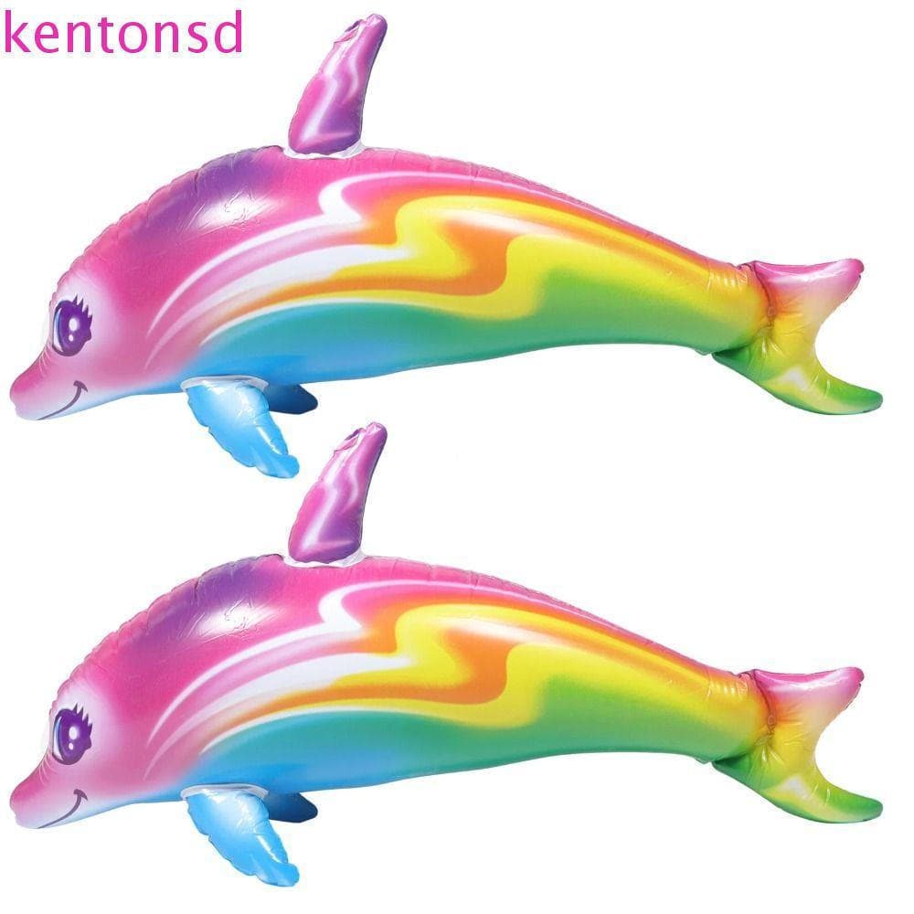 Golfinho Inflável Colorido KENTONSD , Balões De Brinquedo Multicolorido , Material De PVC