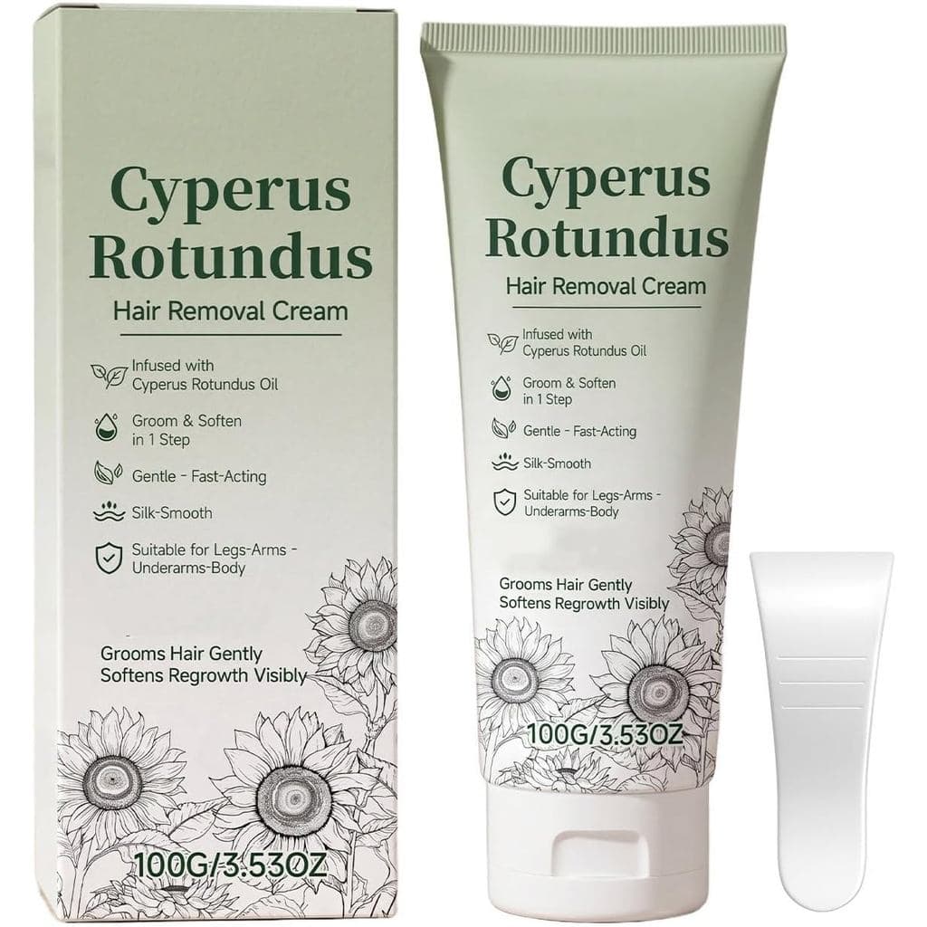 Creme Depilatório de Cyperus Rotundus, Creme de Cyperus Rotundus para Remoção de Pelos, Creme Depilatório e Hidratante p