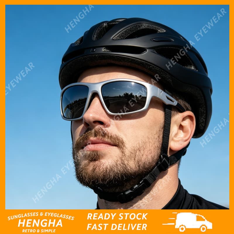 (HENGHA) Nova Chegada Estilo Aviador Lente De Proteção UV Unissex Esportes Ciclismo Condução Óculos De Sol Retro Elegant