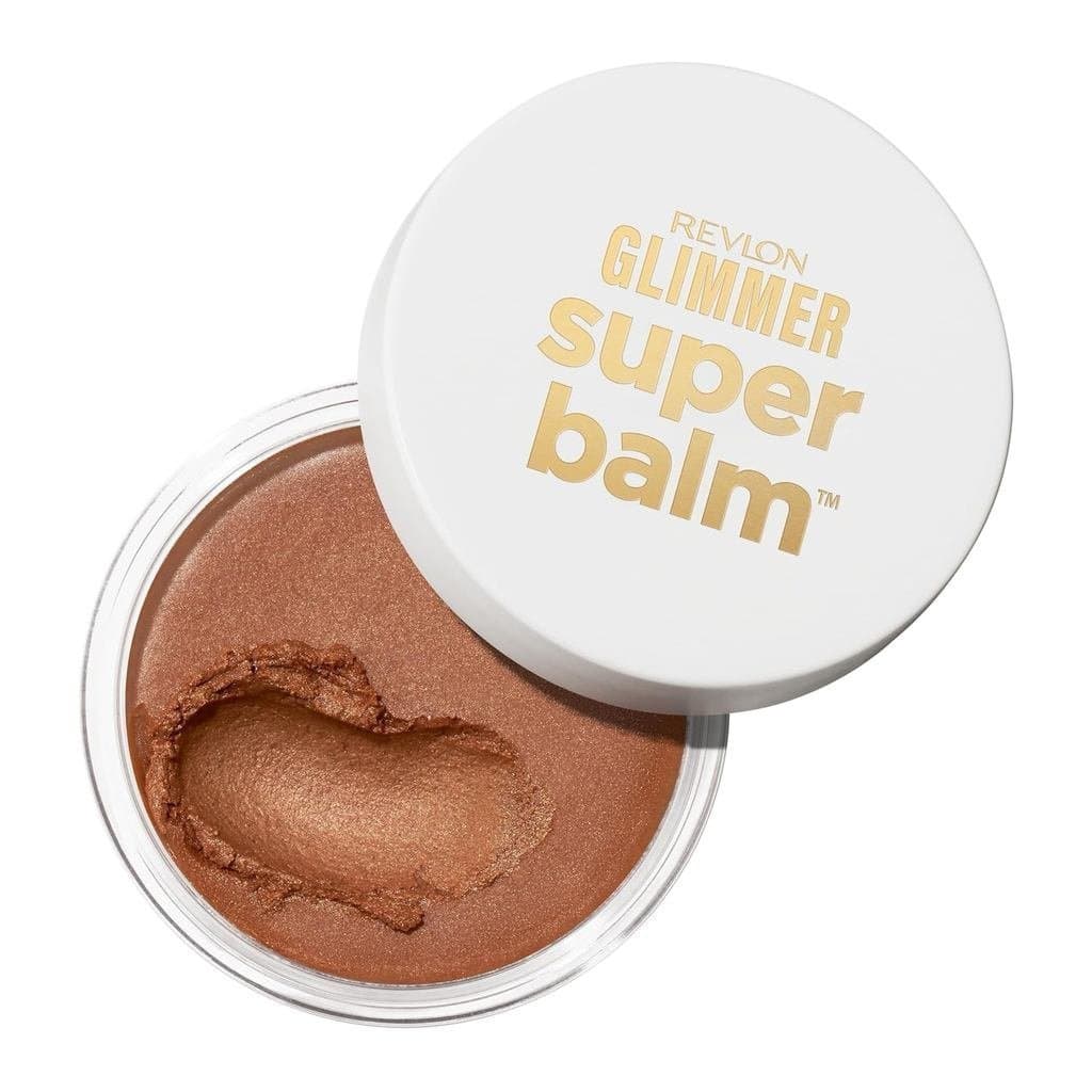 Revlon Glimmer SuperBalm, Maquiagem Facial Multiuso com Efeito Iluminador, Bronzeador, Iluminador e Blush, 005 Sun-Kisse
