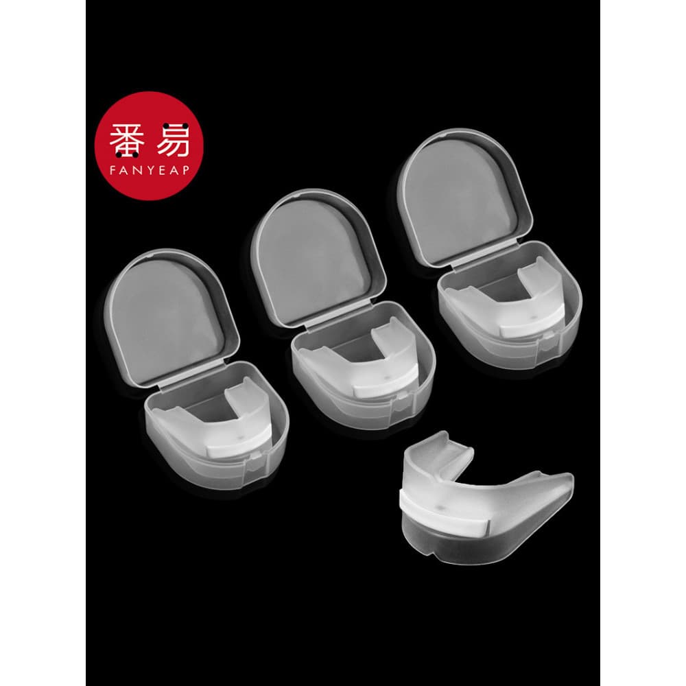Suspensórios AC1sq801-Cor transparente dupla espessada ferramenta de proteção de dentes proteção esportiva ferramentas d