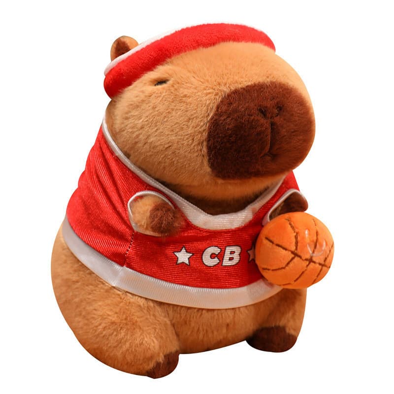 Futebol Capivara Brinquedo De Pelúcia Esportes Temático Animal Escola Competição Prêmio Boneca Presente Para Crianças