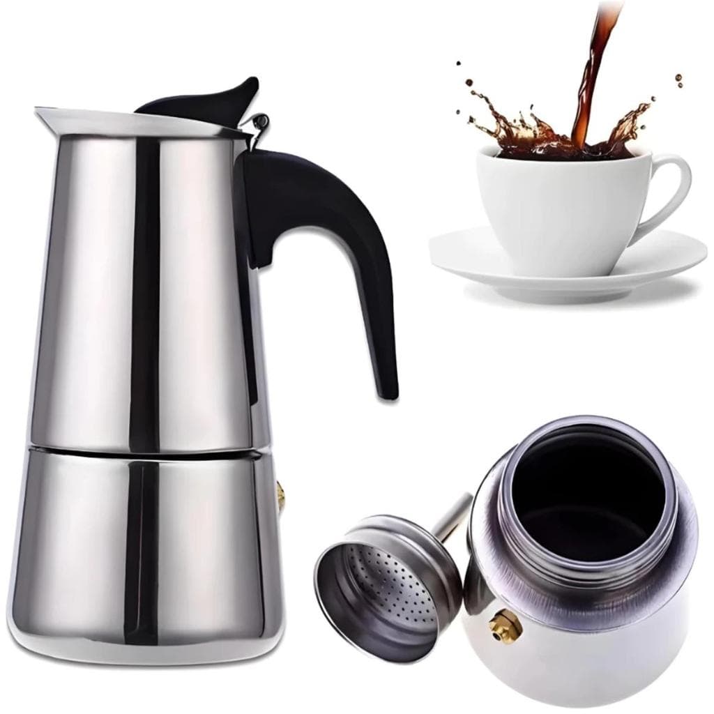 Cafeteira Italiana Moka Inox Café Expresso 450 ML