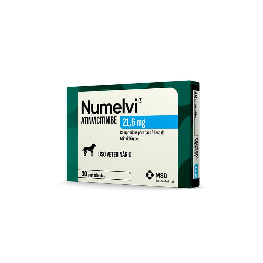 Numelvi 21,6mg Tratamento Coceira Cães 30 Comprimidos MSD
