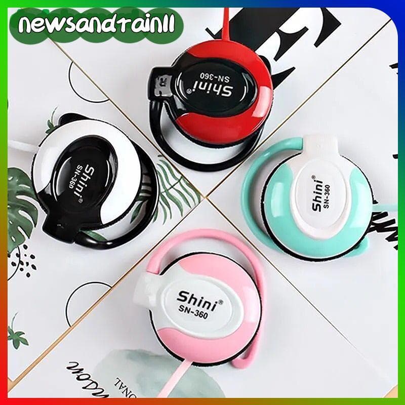 NN Fones De Ouvido Com Fio Estéreo 3.5MM Gancho Música Jogo Microfone Para O Telefone Móvel PC Portátil Mp3 Mp4 BR