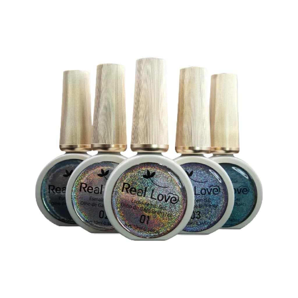 Esmalte em Gel Magnético10ml - Olho de Gato Refletivo - Real Love