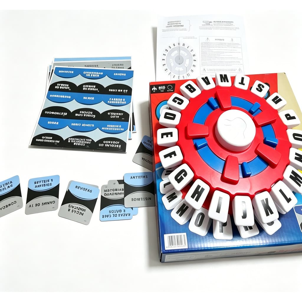[Versão Em Portuguesa] Jogo De Alfabeto Louco Infantil Usopoly Tapple Word Board Game Pacote Rápido