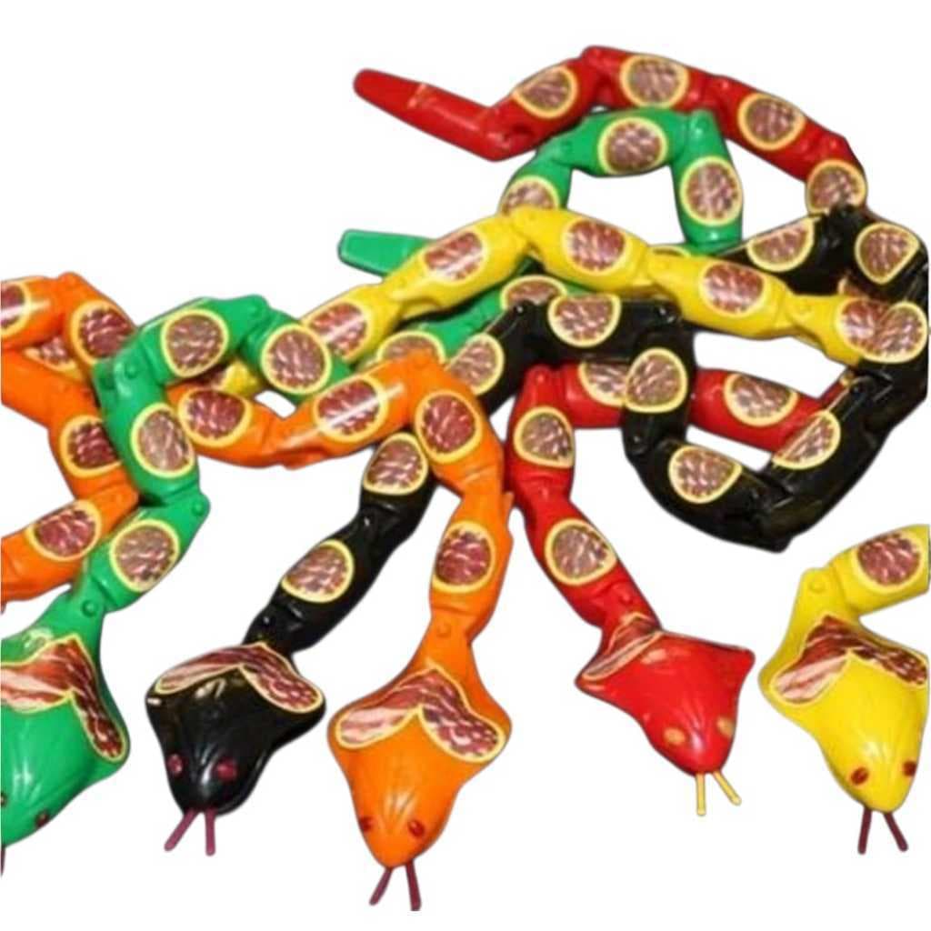 Cobra Articulada prenda Arraía festa julina Brinquedo plastico  Infantil Lembrancinha