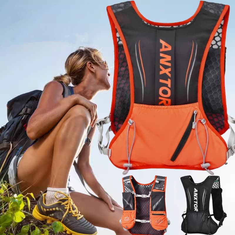 Profissional maratona Cross-Country correndo mochila correndo mochila ciclismo saco de água leve saco de montanhismo fem