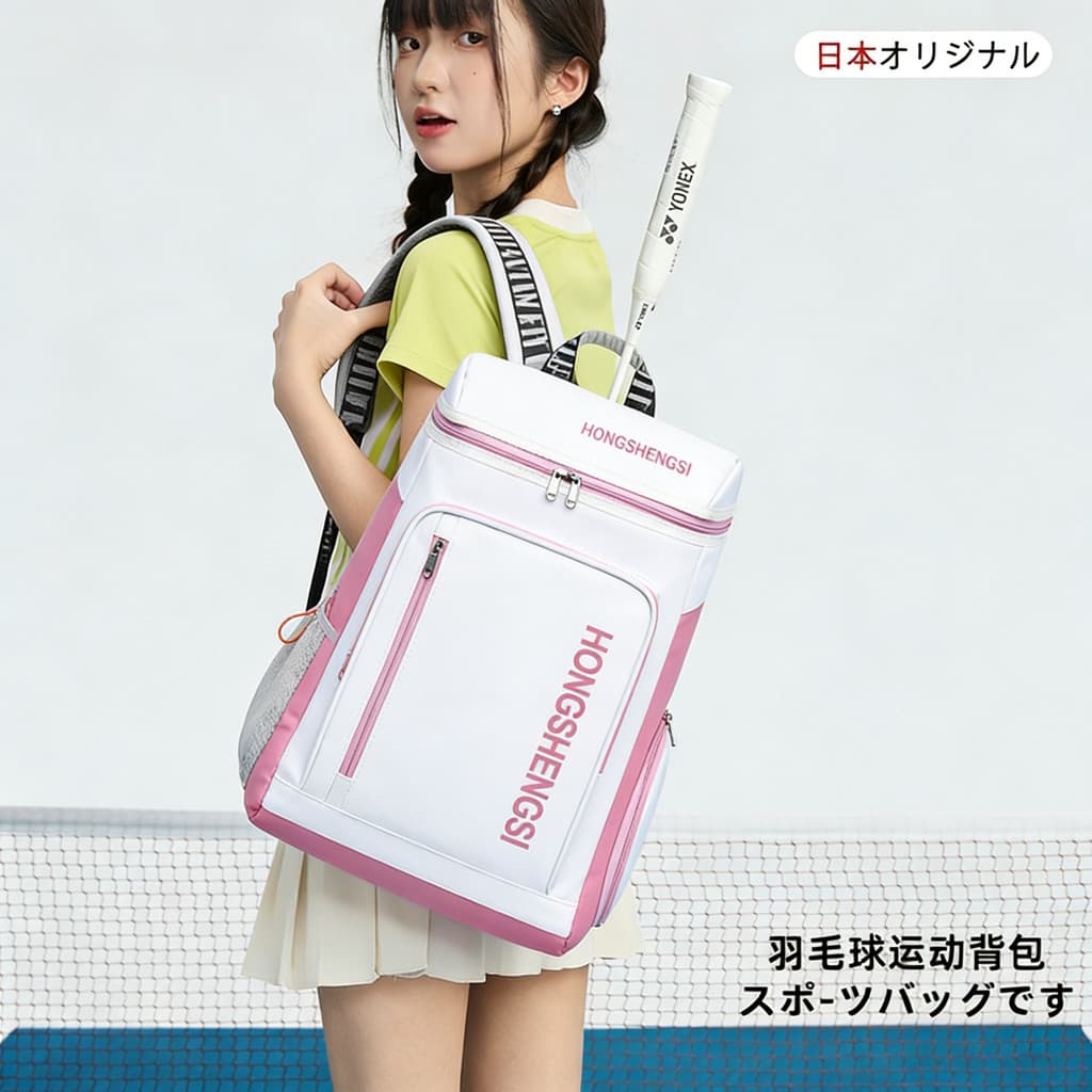 2025 novo estilo profissional saco de Badminton mochila das mulheres dos homens adulto saco de tênis grande capacidade s