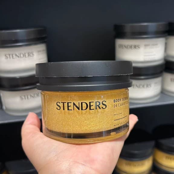 Stenders Gold Body Scrub Gel 200g24k Gold Scrub Body Wash Esfoliante Iluminador