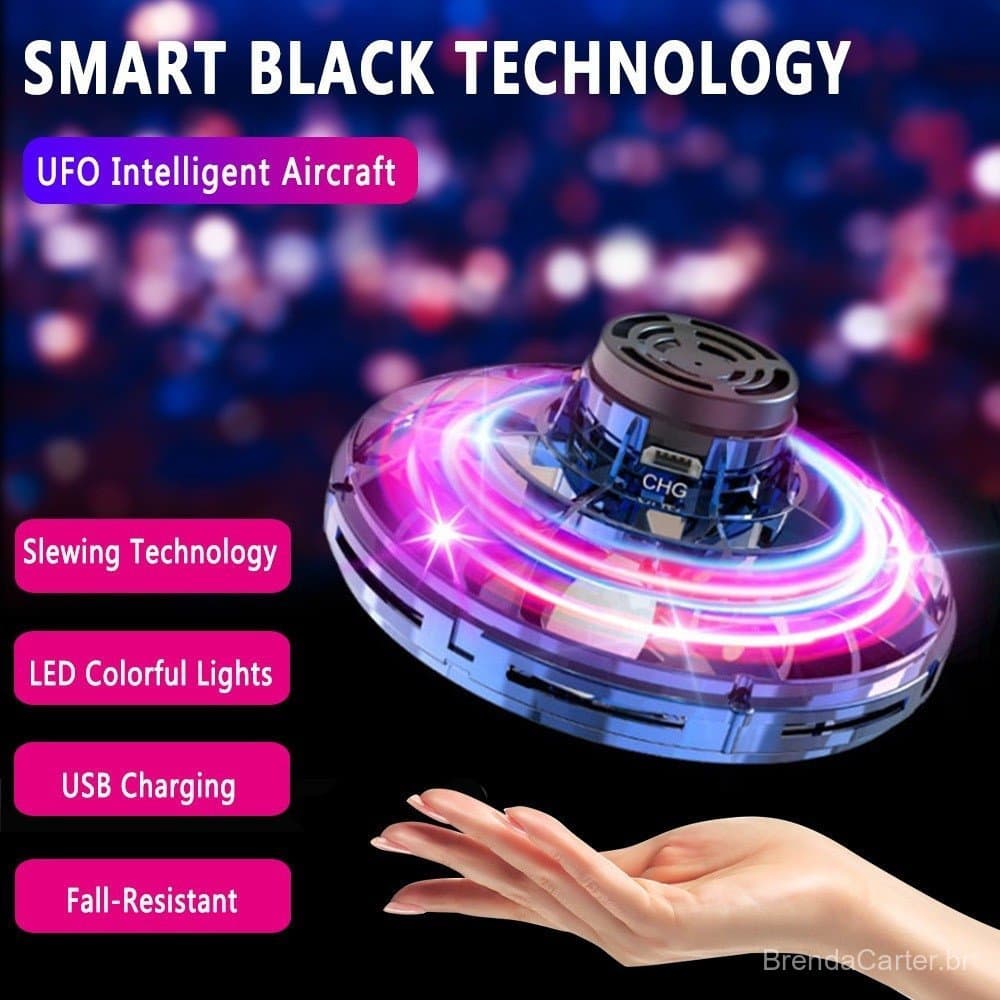 Premium Flynova Flying UFO Brinquedos Rotativos Voadores Fly Orb Gyro Ball Sensor Spinner Boomerang
