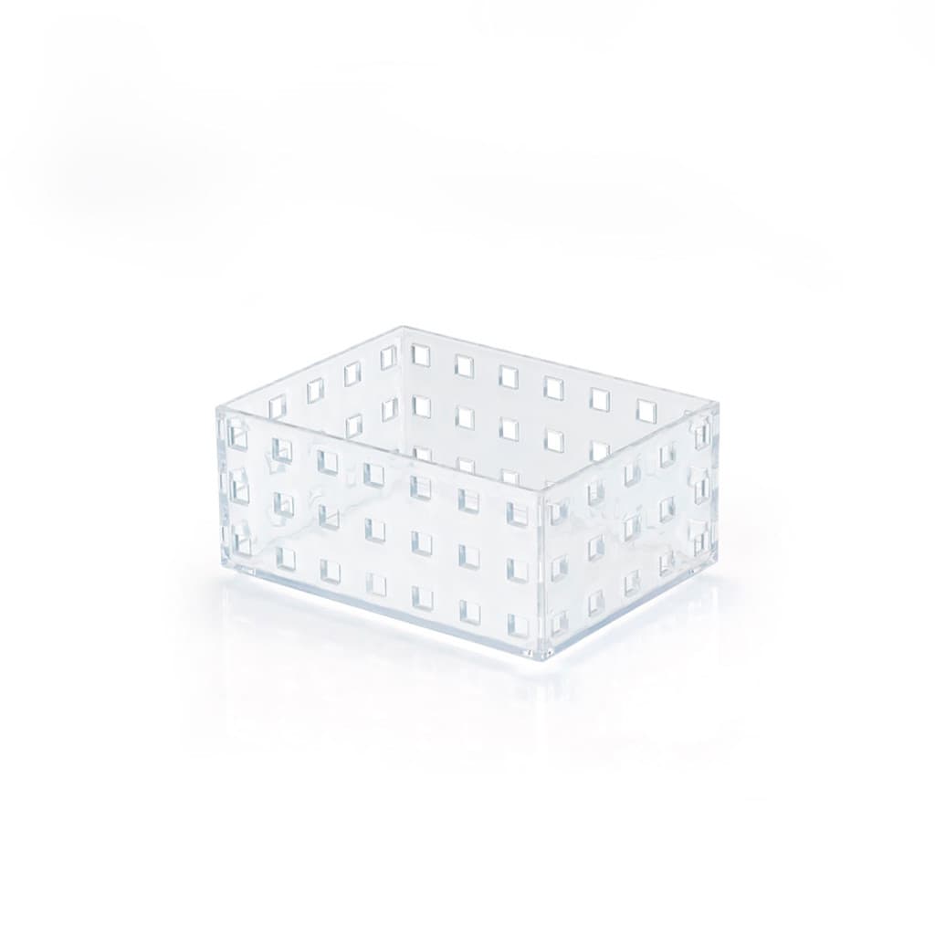Caixa Organizadora Retangular Transparente Linha Evolutiva 756ml Plástico Ideal Gavetas Arthi