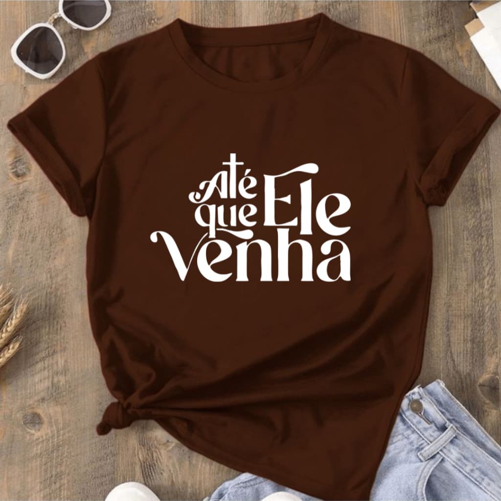 Camiseta T-shirt Blusa Linda Feminina Caimento Perfeito Cor Do Momento