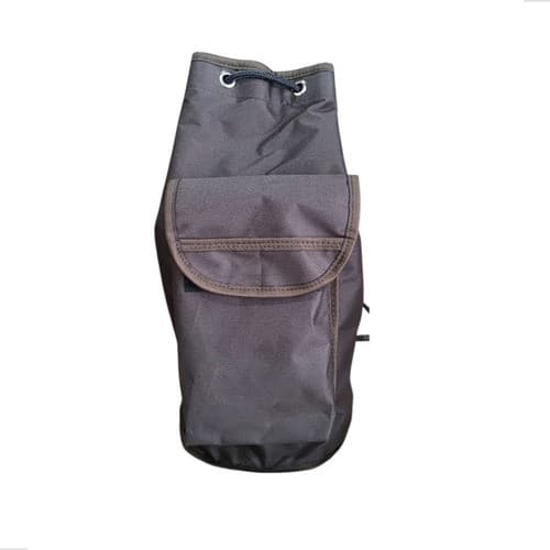 Mochila Saco Nylon 600 Impermeável Fundo em Lona com Bolso Frontal Unissex Para Trabalho Escola