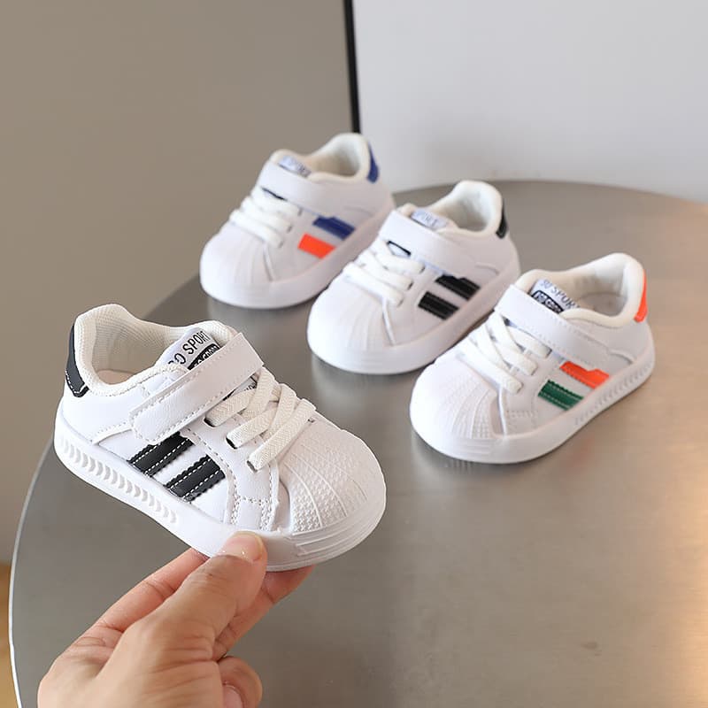 Tênis para bebês de 0 a 3 anos, crianças, meninos, meninas, sapatos casuais leves e macios