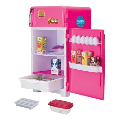 Geladeira Infantil Minha Geladeirinha Rosa 4590 Monte Libano