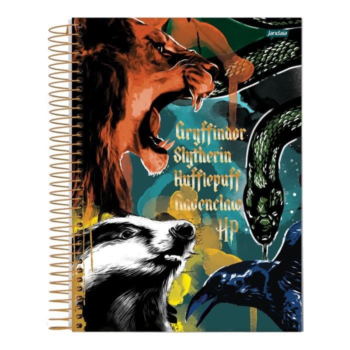 Caderno Universitário Harry Potter 10 Matérias 200fls