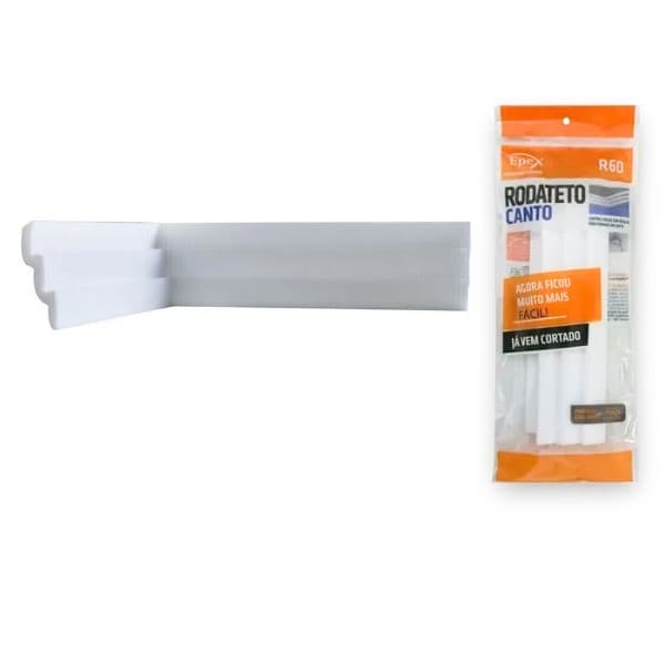 Moldura Canto Rodateto Epex R60 Kit com 2 Peças