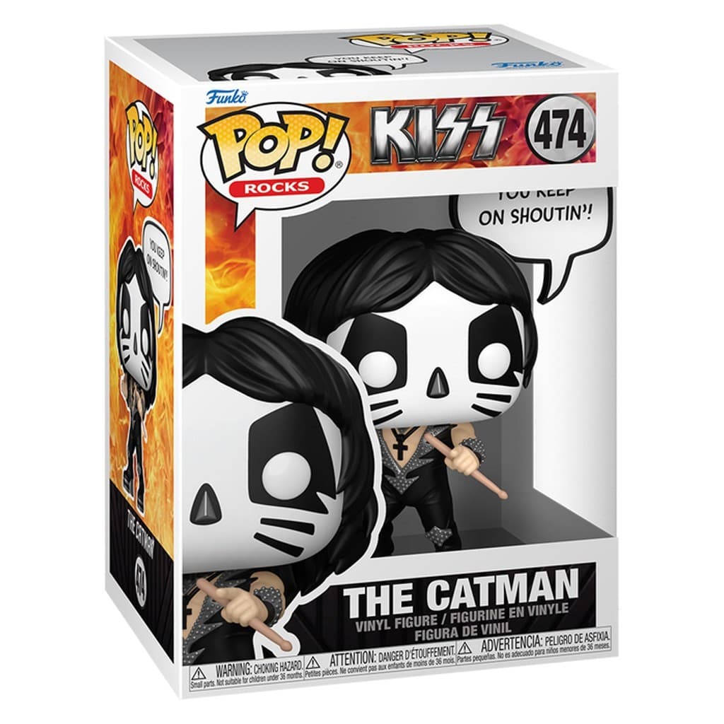Funko Pop Rocks Kiss Sayings The Catman 474