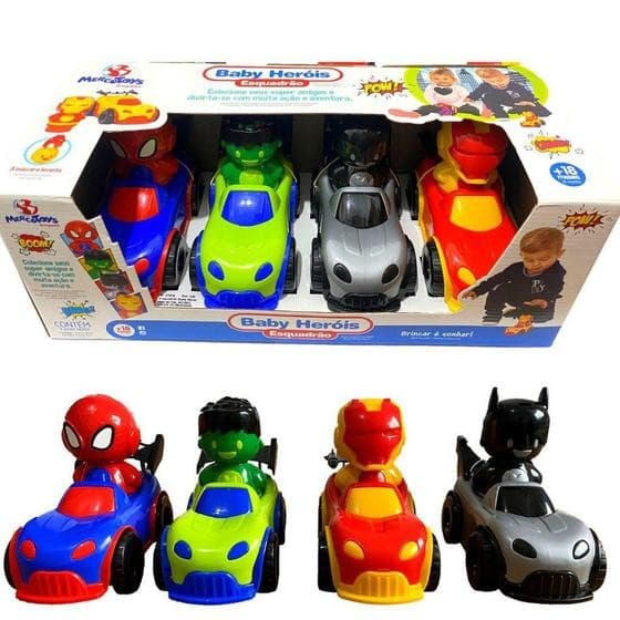 Baby Heróis Esquadrão Mercotoys