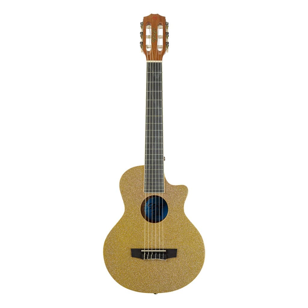Violão Seizi Fun Panda Nylon Acústico Desert Gold Sparkle