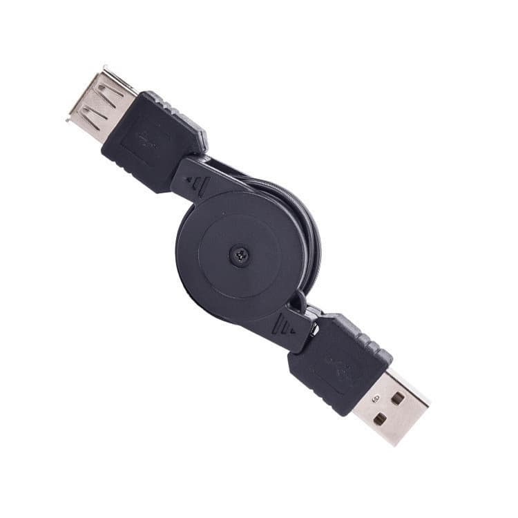 Cabo de extensão USB retrátil macho para fêmea Mouse teclado U disco ventilador leitor de cartão cabo de dados de carreg