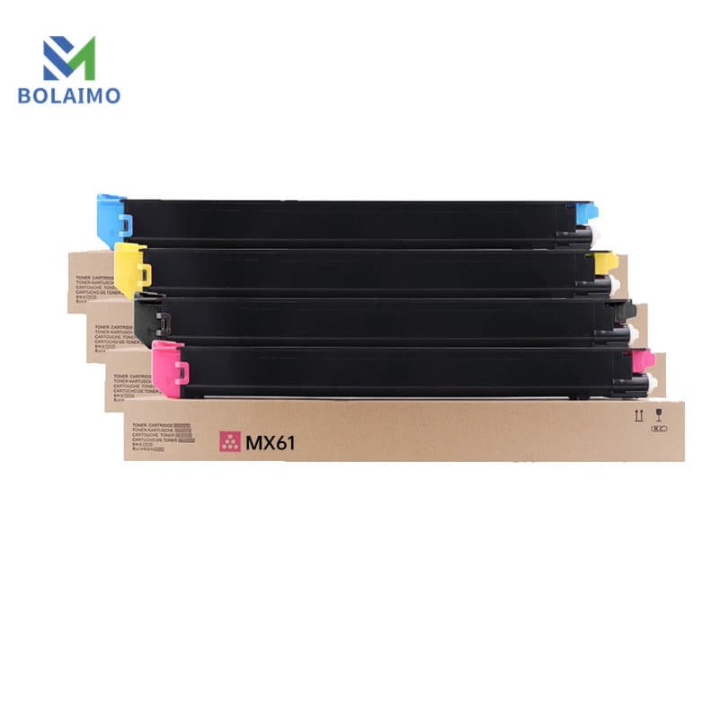 Cartucho De Toner MX61 , 4 Unidades , Para Afiado MX3081 2651 4081 3581 3050 3060 3070 3550 3570 4050 4060 Copiadora Com
