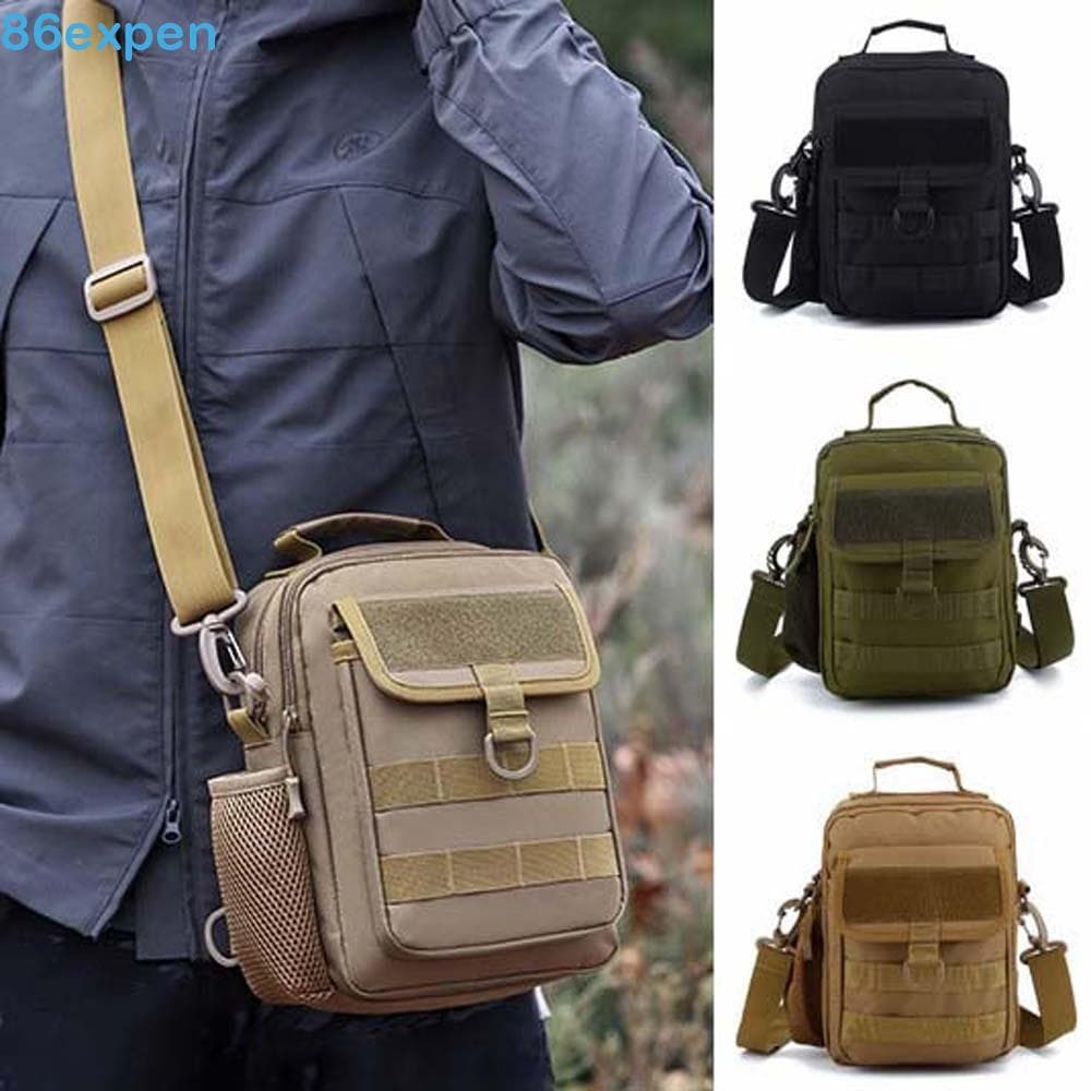 EXPEN1 Bolsa De Peito De Nylon , Esportiva Multifuncional Masculina Minimalista E Resistente Ao Desgaste , Grande Capaci